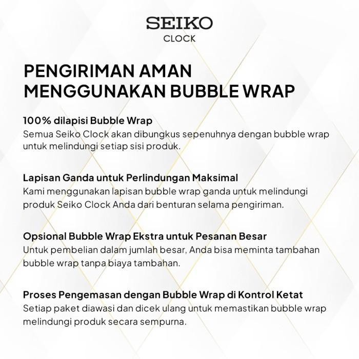 Seiko Jam Dinding Qxm388G 36Cm Plastic Case Coklat Original