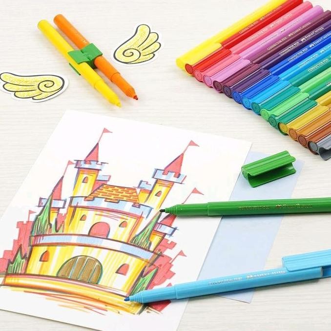 

Connector Pen 20 Warna Faber Castell / Spidol Mewarnai / Spidol Warna Faber Castell