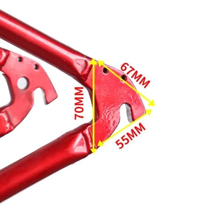 Muqzi Adaptor Kaliper rem Cakram Sepeda Dudukan Adapter caliper Frame Sepeda Roadbike Fixie MTB