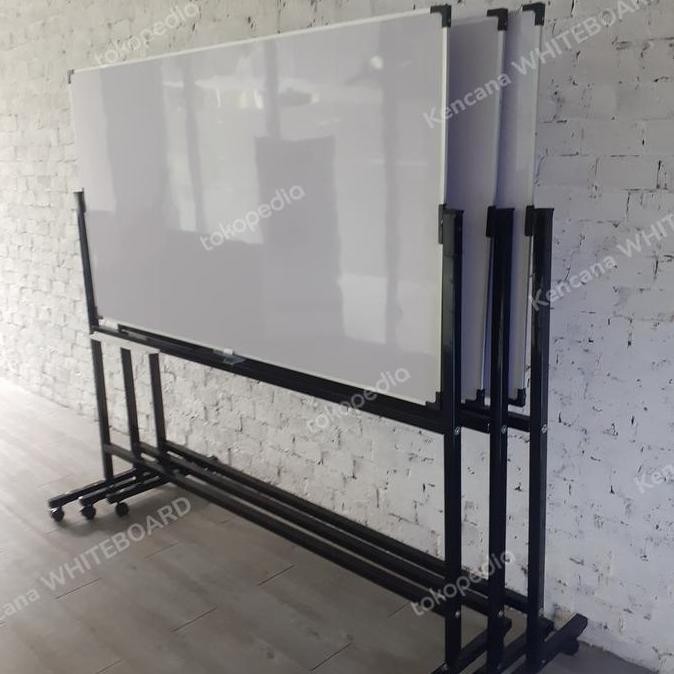 

White Board Stand Double Face 90 120 Cm New Stok