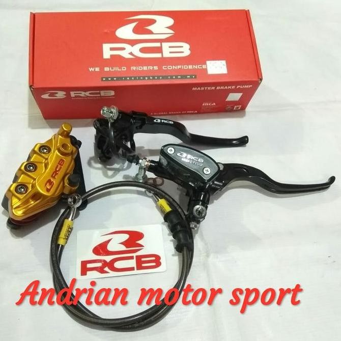 ready  Master Rem Oval Kaliper RCB Selang Rem Depan Scorpio MXking Bison