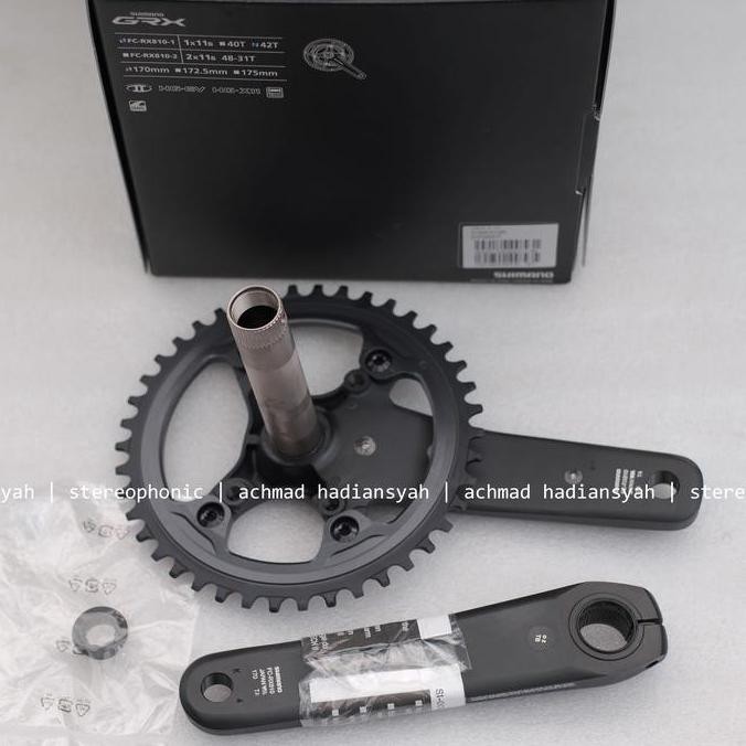 BNIB. Crank single 42T Crank GRX 42T Arm 170mm Crank SHIMANO RX810 GRX murah