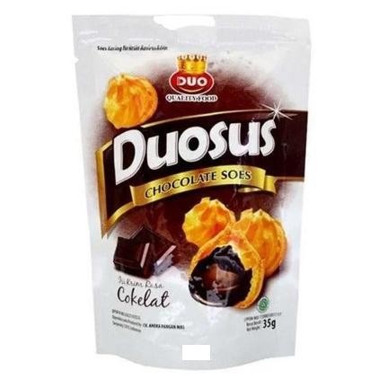

Lm Top Duosus Kue Soes Kering 35Gr Pouch Coklat Blueberry Duo Sus Cemilan Anak Chocolate Makanan Ringan Cokelat Grosir Murah Biskuit Wafer Bingkisan Ultah Birthday Parsel Hampers Parcel Ulang Tahun Hadiah