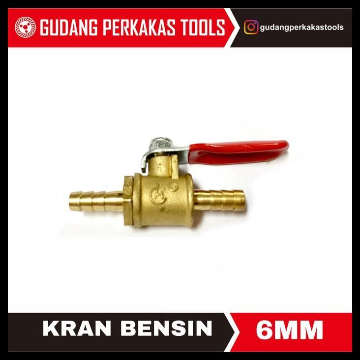 GRATIS ONGKIR KRAN BENSIN/ KRAN DOUBLE SELANG 6MM