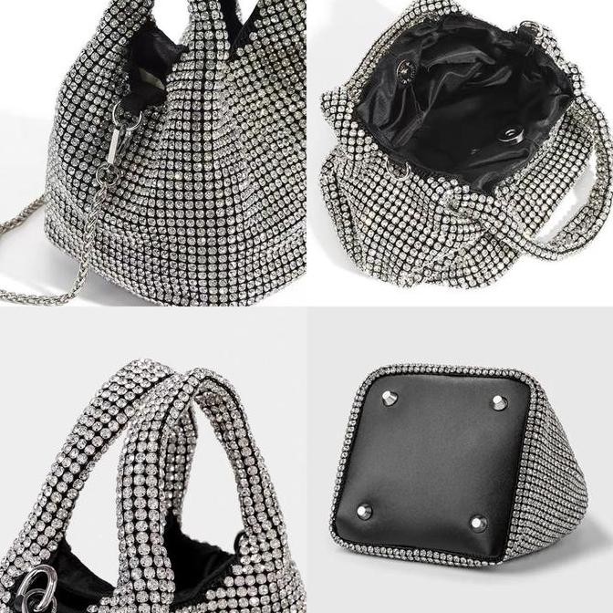 Handbag Minimalis Tas Pesta Diamond Party Bag Julius Premium J021