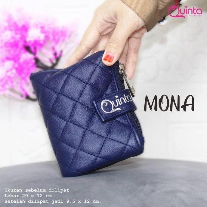 Dompet Serbaguna Quinta Dompet Mona Wanita Extra Slot Kartu Cocok Untuk Cewek Bahan Kualitas Premium