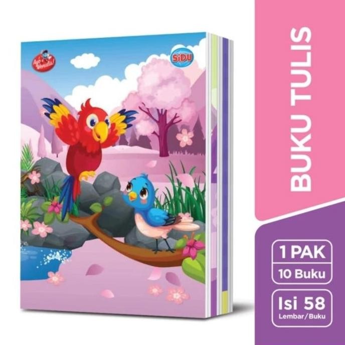 

Buku Tulis Sidu isi 58 Lembar (10 Buku)