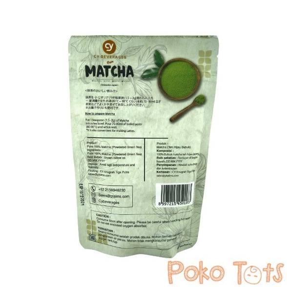 

Promo Cy Matcha Powder 100Gr Pure Shizuoka Japan Powdered Green Tea Whs