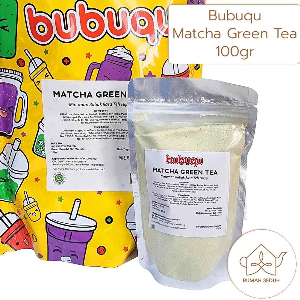

Promo Bubuqu Matcha Green Tea Powder 100Gr - Minuman Bubuk Rasa Teh Hijau Macha