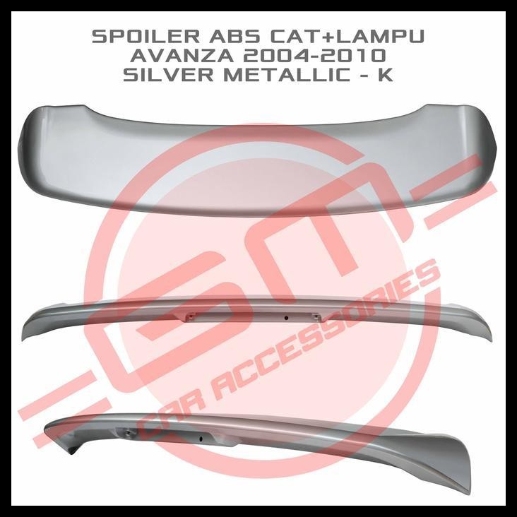 TERBARU SPOILER ABS CAT+LAMPU AVANZA 2004-2010 SILVER METALLIC - K 