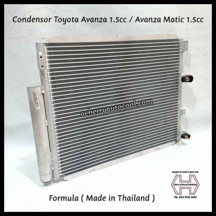 HOT DEAL CONDENSOR -KONDENSOR AC MOBIL TOYOTA AVANZA 1.5 / AVANZA MATIC 1.5CC 