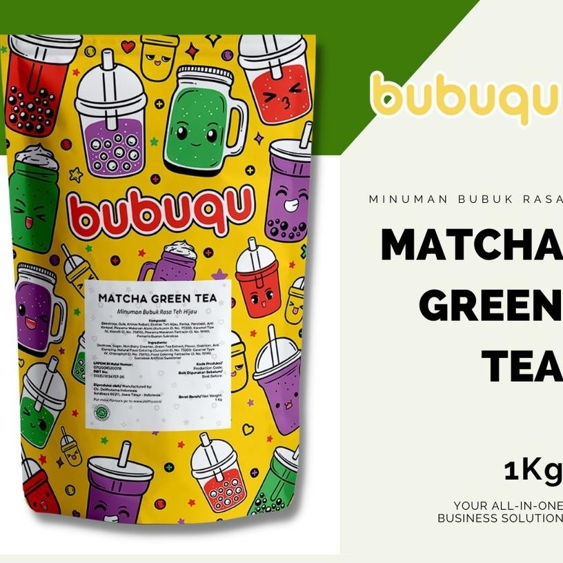

Sale Bubuqu Powder Drink Matcha Green Tea Latte - Bubuk Minuman Matcha Susu