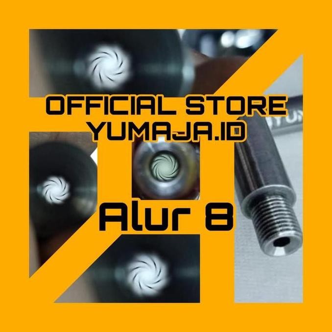 Promo / Terlaris YUMAJA OCTAGON A8 PANJANG 45-65 PIPA BESI OUTSIDE DIAMETER 13,14,16 (COD) Terbaik