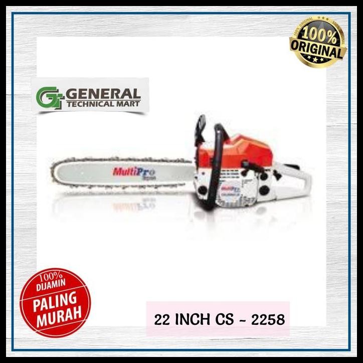 DISKON CHAINSAW MULTIPRO 22 INCH CS - 2258 / 2 CHAIN SAW 55 CM