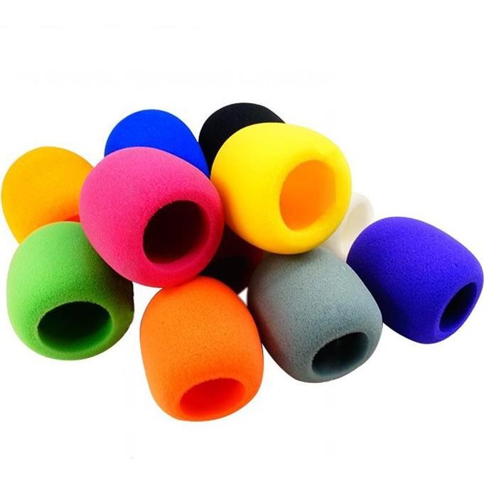 BARU POP FILTER MIC SPONGE BUSA ANTI ANGIN MEDIUM STANDAR WINDSHIELD MIC