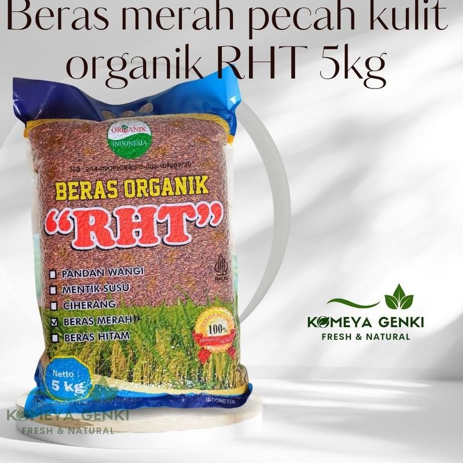 

Rht Beras Merah Organik 5 Kg Bersertifikat Cocok Utk Diabet Mpasi Dll Low