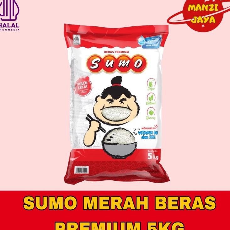 

Beras Sumo Kemasan Merah Kuning Hijau 5Kg 10Kg