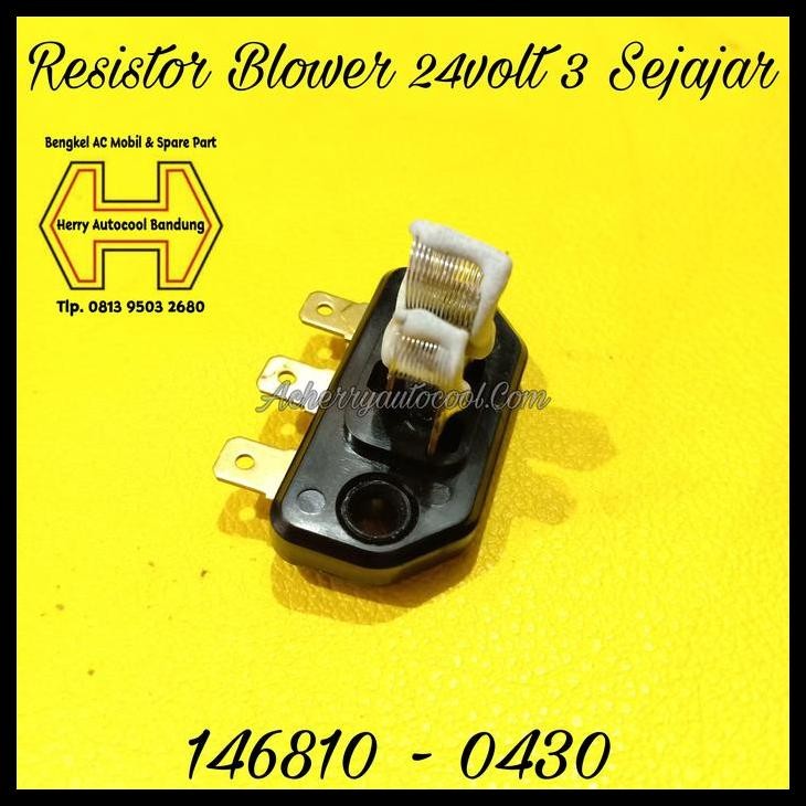 DISKON WERSTAN - RESISTOR BLOWER 3 KAKI SEJAJAR AC MOBIL 24 VOLT DENSO 