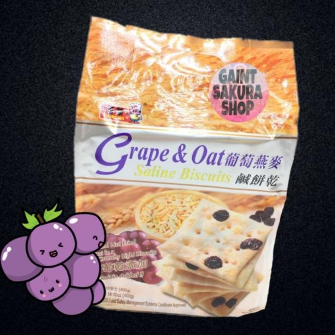 

Bairong Grape Oat Sabiscuit Biskuit Makanan Oat Biskuit Oat Menu