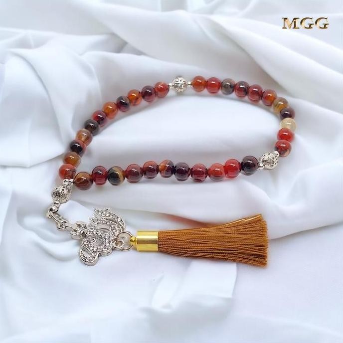 

TERMURAH TASBIH BATU SULAIMAN + LAFADZ ALLAH 8MM - 33 BUTIR TASBIH ISLAMI ELEGAN