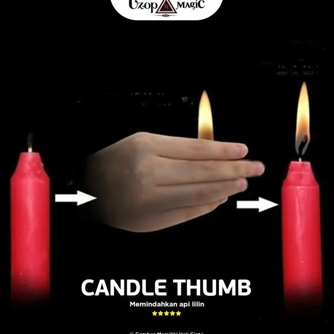 Candle flame to thumb - alat sulap memindahkan api ke jari DiM