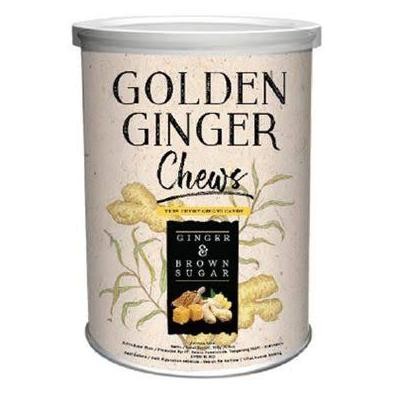 

Golden Ginger Chews Ginger Brown Sugar Candy 125 Gram