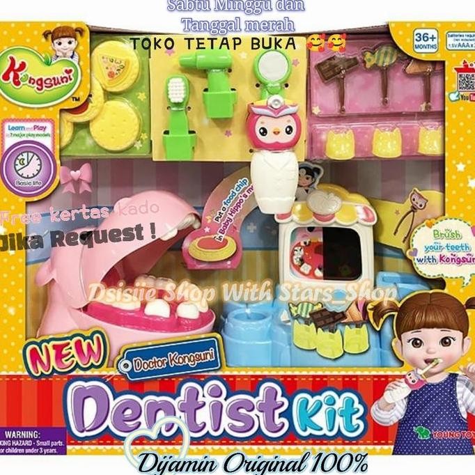 TERBARU Kongsuni Dentist Kit New Versi 2 Original - Mainan Dokter Gigi Anak BISA GRAB