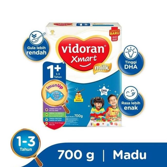 

TERMURAH SUSU VIDORAN XMART 1+ MADU 725GR SUSU BUBUK ANAK 1 TAHUN PENAMBAH NUTRISI