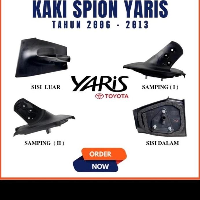 Dudukan Kaki Spion Yaris Lama Bakpao 20082013 Bracket Kaca Spion Mobil Original