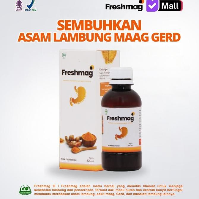 

TERMURAH FRESHMAG ORIGINAL 3X LEBIH AMPUH ATASI MAAG, GERD, ASAM LAMBUNG MADU HERBAL ALAMI
