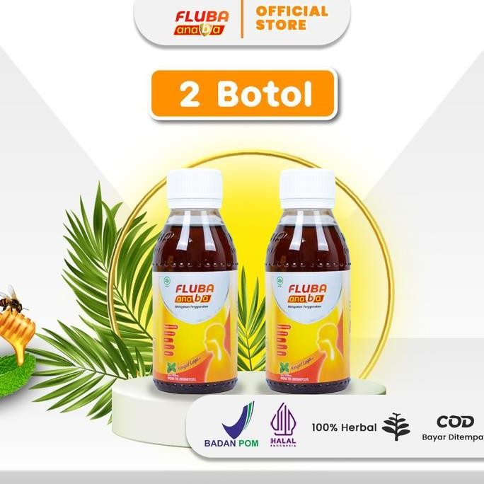 

TERMURAH FLUBA ANABA SIRUP MADU HERBAL MELEGAKAN TENGGOROKAN 130ML ISI 2 BOTOL