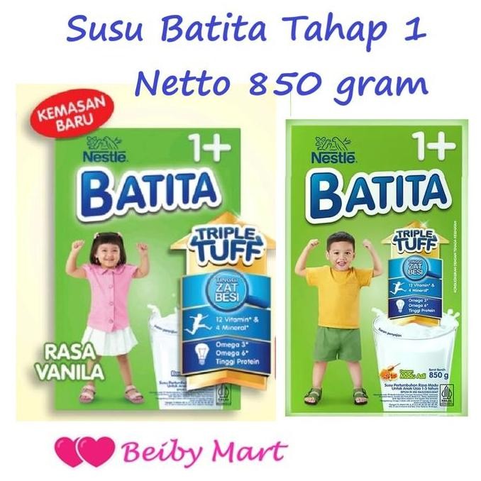 

TERMURAH SUSU NESTLE BATITA TAHAP 1 850GR RASA VANILA / MADU - SUSU BAYI 1 TAHUN