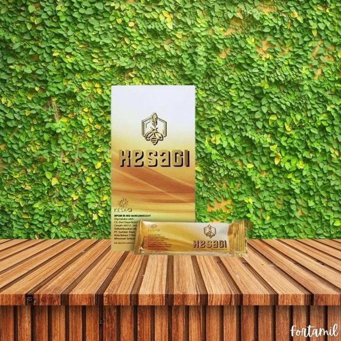 

TERMURAH KESAGI SUPLEMEN PRIA 1 BOX ISI 5 SACHET - MADU LAKI KUAT TAHAN LAMA