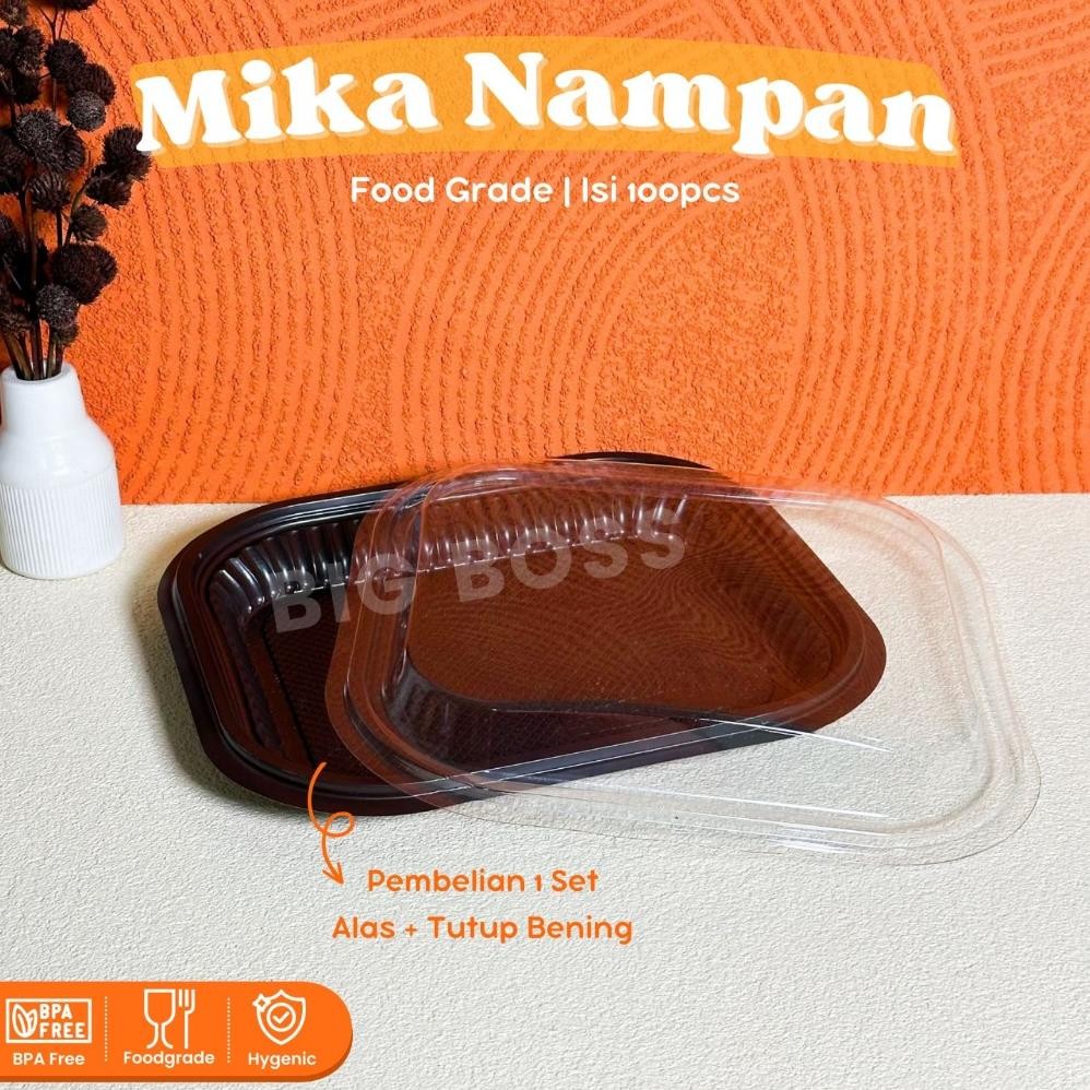 Ok75 IQR-914 [10PCS] Mika Tray Nampan Plastik Hantaran Kue Snack / Nampan Mika Plastik Viral Terlari