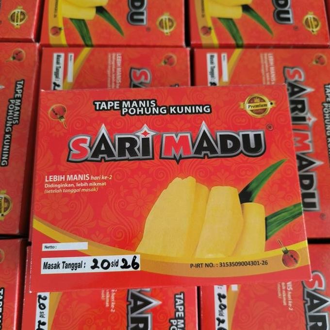 

TERMURAH TAPE SARI MADU 600GR TERMURAH JEMBER ASLI