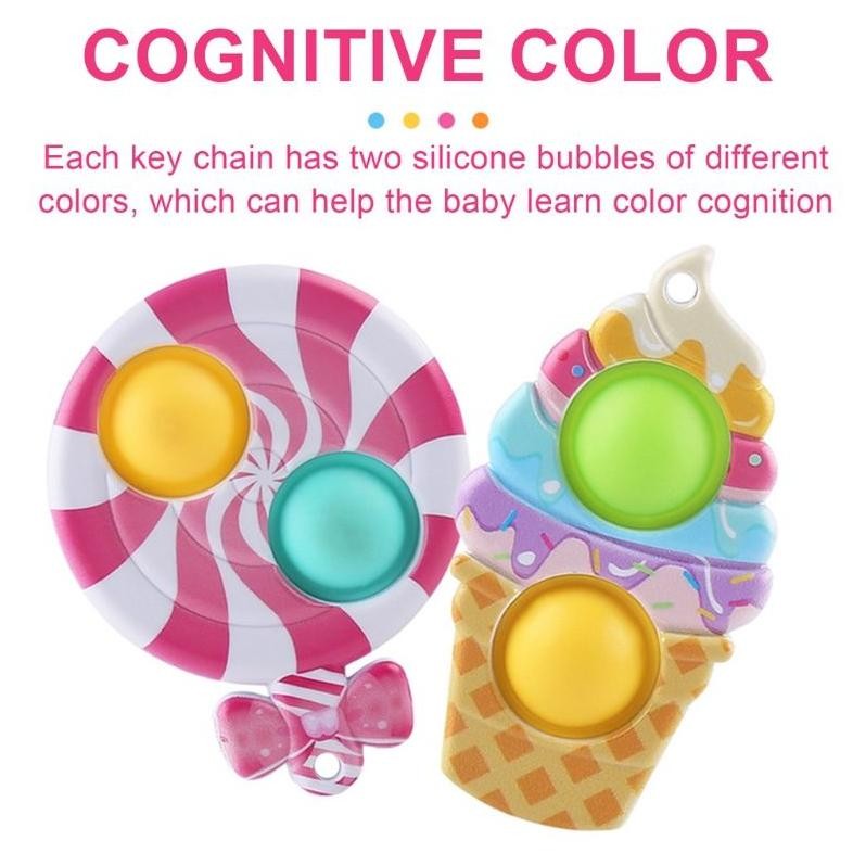 READY n LENGKAP pop it simple dimple PLANET CANDY CHRISTMAS cognitive decompresion toy popper tiktok