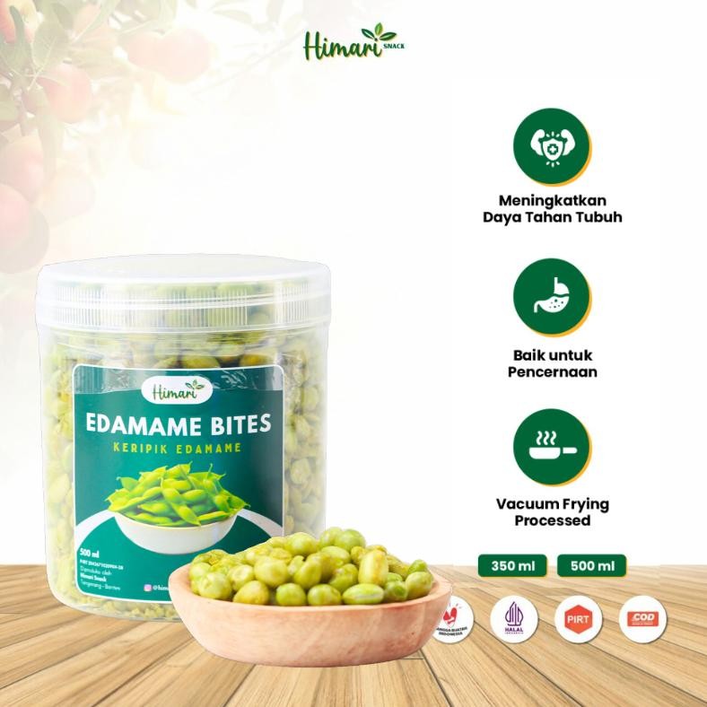 

Himari Keripik Kacang Edamame Renyah Krispi 150Gr-450Gr
