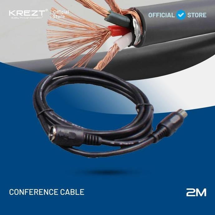 BARU KABEL EXTENSION MIC CONFERENCE KREZT MC-663 MC-990NV DCS-880 PANJANG