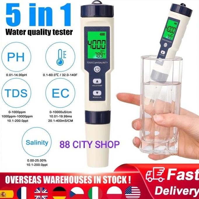 Salinity Meter Digital Salinitas Tester Salinometer SALT Meter Tester