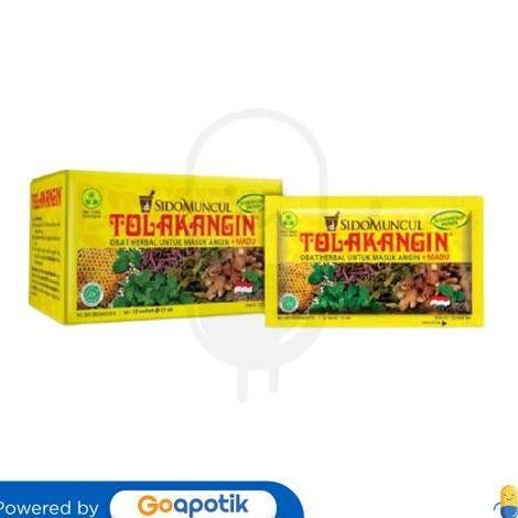 

TERMURAH TOLAK ANGIN PLUS MADU BOX ISI 6 SACHET - OBAT MASUK ANGIN ALAMI
