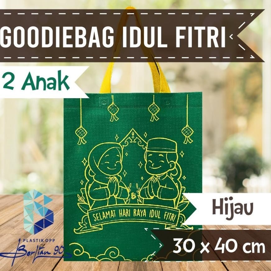 

hj-77 fb-4 ( isi 12 ) Goodie bag lebaran Idul fitri 2025 Uk 30x40x8 termurah Original Terlaris