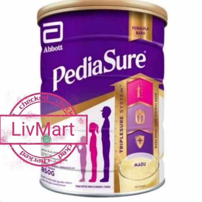 

TERMURAH PEDIASURE RASA MADU 850GR - NUTRISI ANAK ABBOT TRIPLESURE ORIGINAL