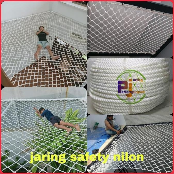 Jaring Nilon 12Mm Jaring Pengaman Hammock