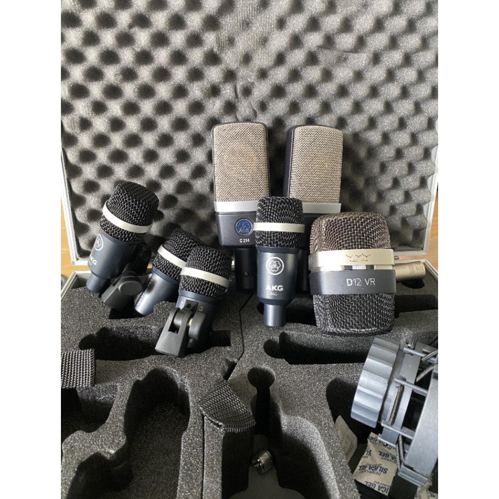 AKG DRUM Set Premium 8-piece Microphone Set [SECOND PRODUCT]