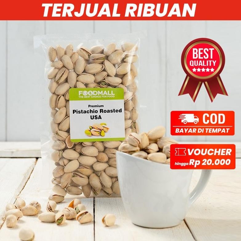 

Pistachio Roasted / Kacang Pistachio Usa / Turki Cocok Untuk Oleh Oleh Umroh & Haji