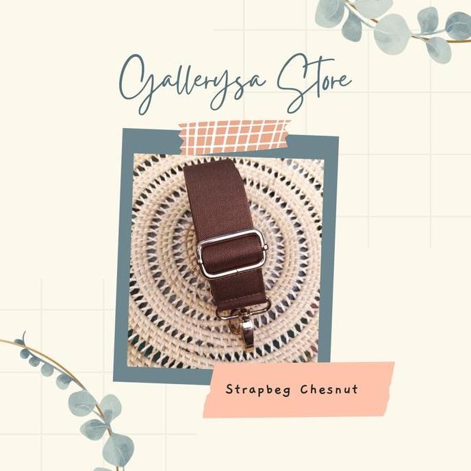 tali tas pengganti fossil longstrap webbing kanvas lebar bag strap