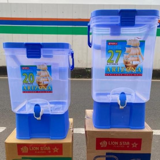 Dispenser Kran Air Plastik Lion Star Arizona 20 Liter 27 Liter