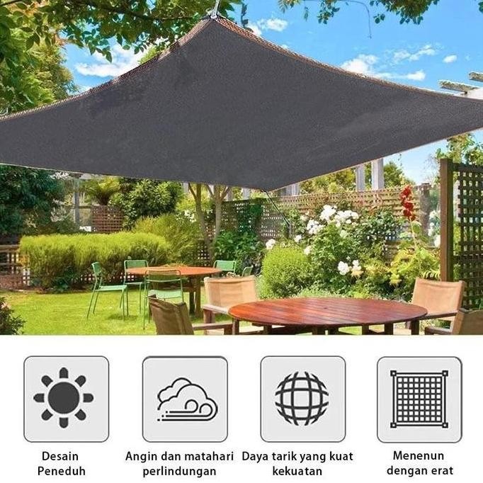 Paranet Shading Net Jaring Paranet/ Garden Sunshade Net Jaring Rumah Kaca Jaring Tabir Anti-Uv Jarin