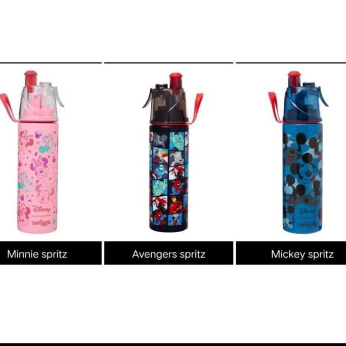 Smiggle Botol Minum Anak Spritz Bottle/Botol Bisa Semprot/Kado