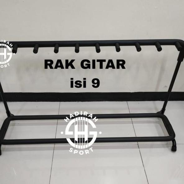 Rak Gitar Elektrik Akustik Stand Gitar Isi 5 7 9 14 Besi Busa